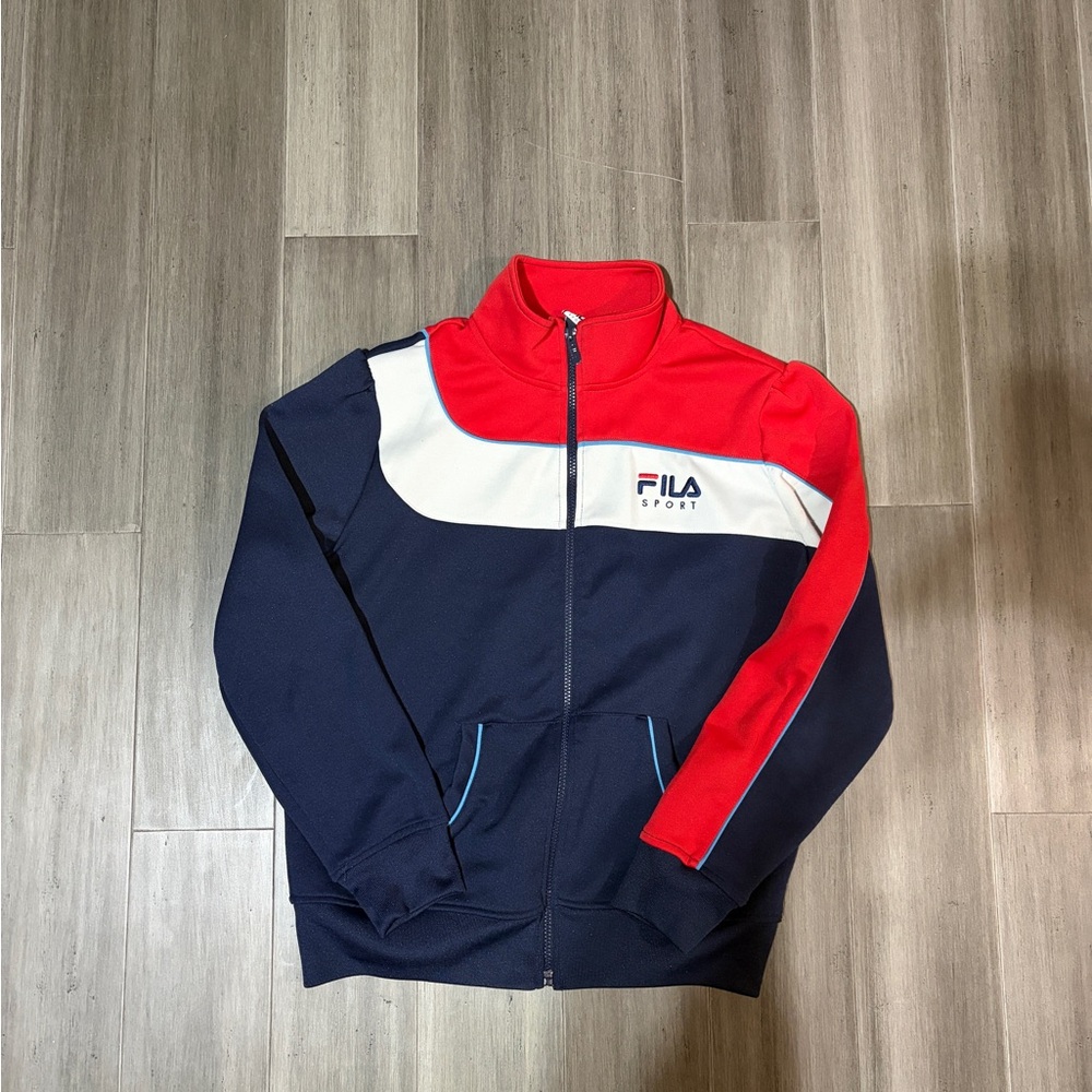 Fila Sport Red Top with Blue Trim